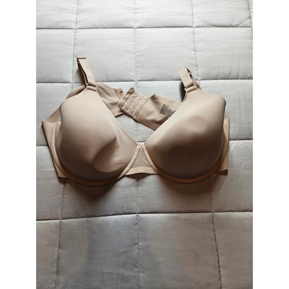 Bali One Smooth U Smoothing Concealing Underwire Bra Beige 42D DF4481